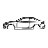 2015 2 SERIE COUPE Metal Car Wall Art - NC0517