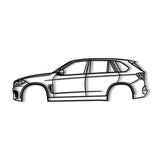 2015 X5 M F85 3rd Gen Metal Car Wall Art - NC0546