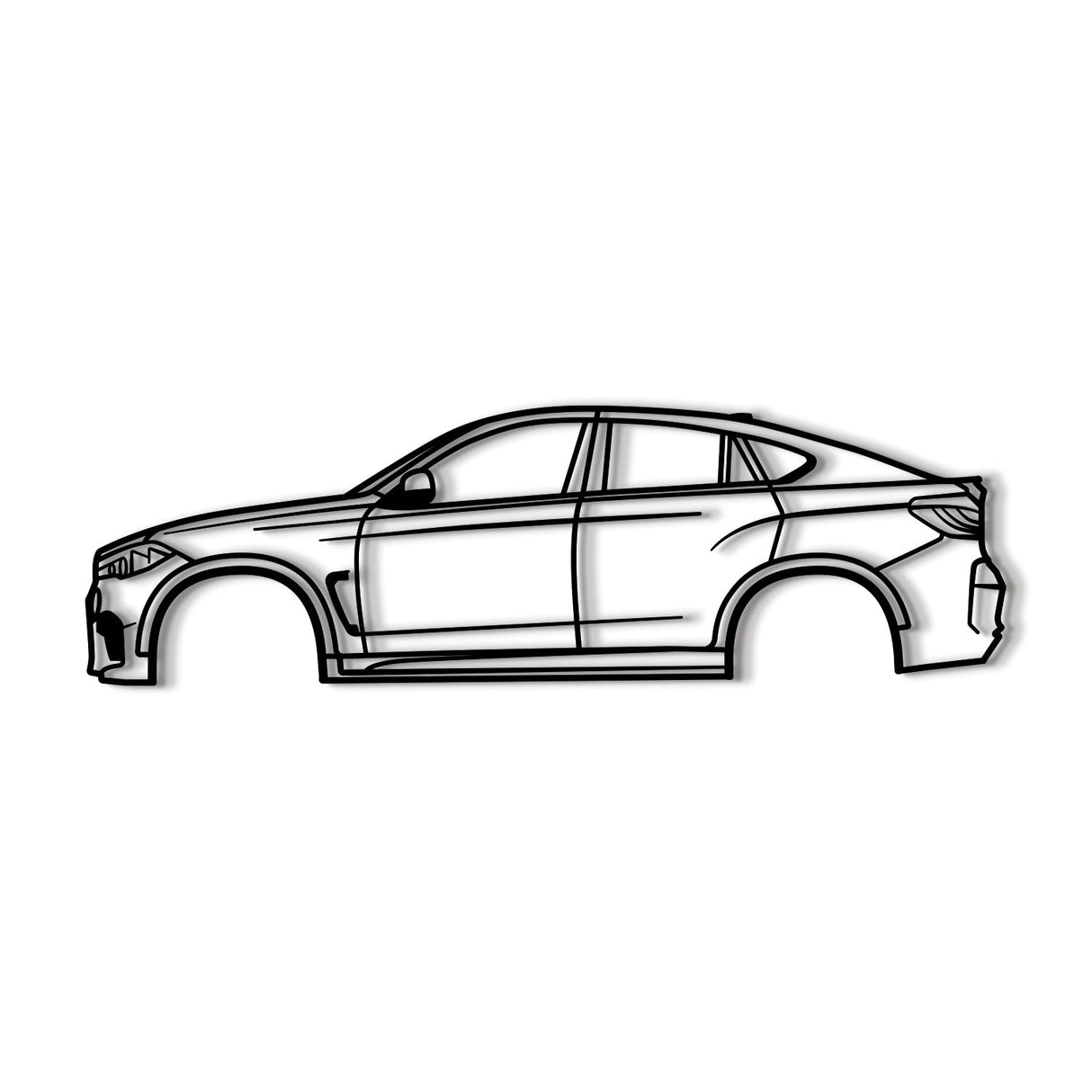 2015 X6 M F86 2nd Gen Metal Car Wall Art - NC0548