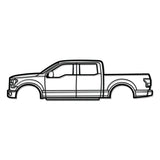 2015 F-150 13th Gen Metal Car Wall Art - NC0530