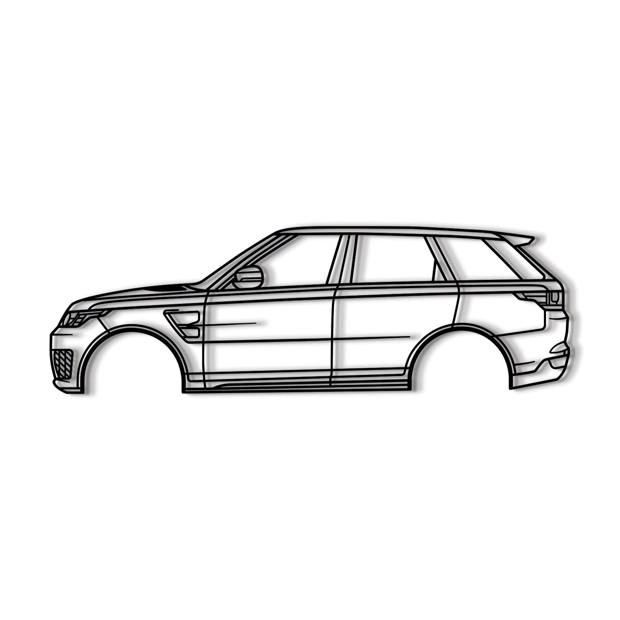 2015 Range Rover Sport SVR Metal Car Wall Art NC0539