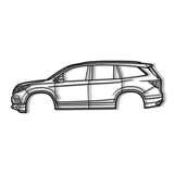 2016 Pilot 3rd Gen Metal Car Wall Art - NC0569