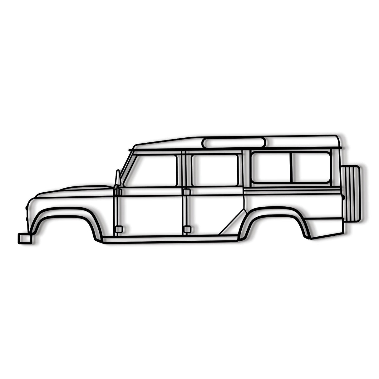 2016 Defender 110 Metal Car Wall Art - NC0561