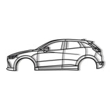 2016 CX-3 1st Gen Metal Car Wall Art - NC0559