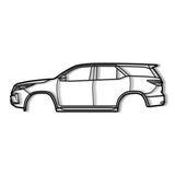 2016 Fortuner (2nd Gen) Metal Car Wall Art - NC0565