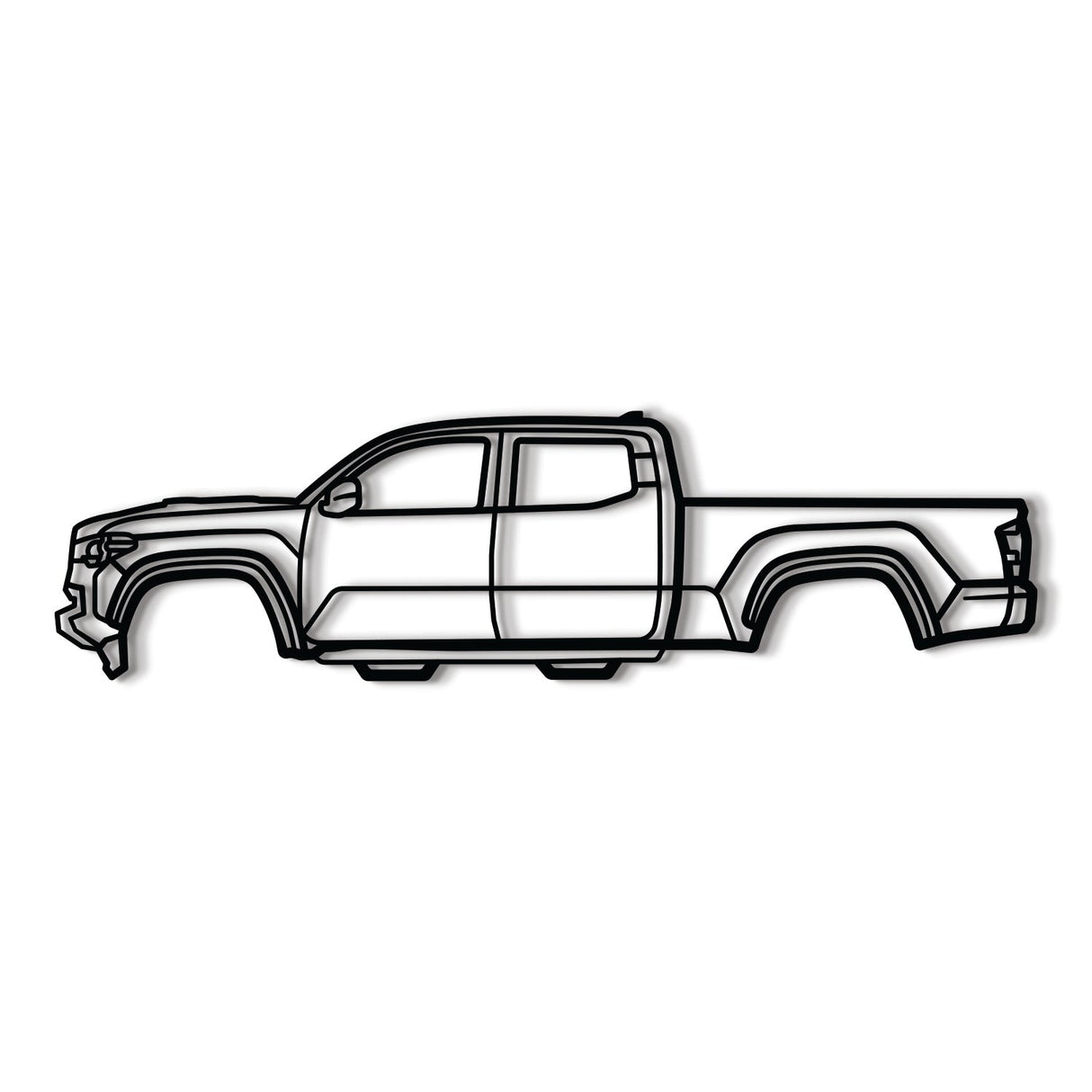 2016 Tacoma 3rd Gen Metal Car Wall Art - NC0571