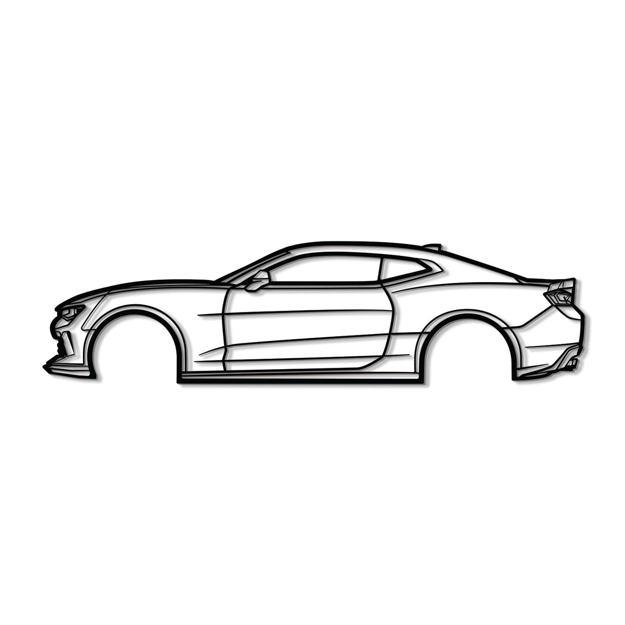 2017 Camaro SS 1LE Metal Car Wall Art - NC0583