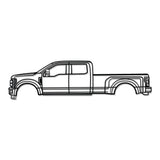 2017 F-450 Super Duty 4th Gen Metal Car Wall Art - NC0593