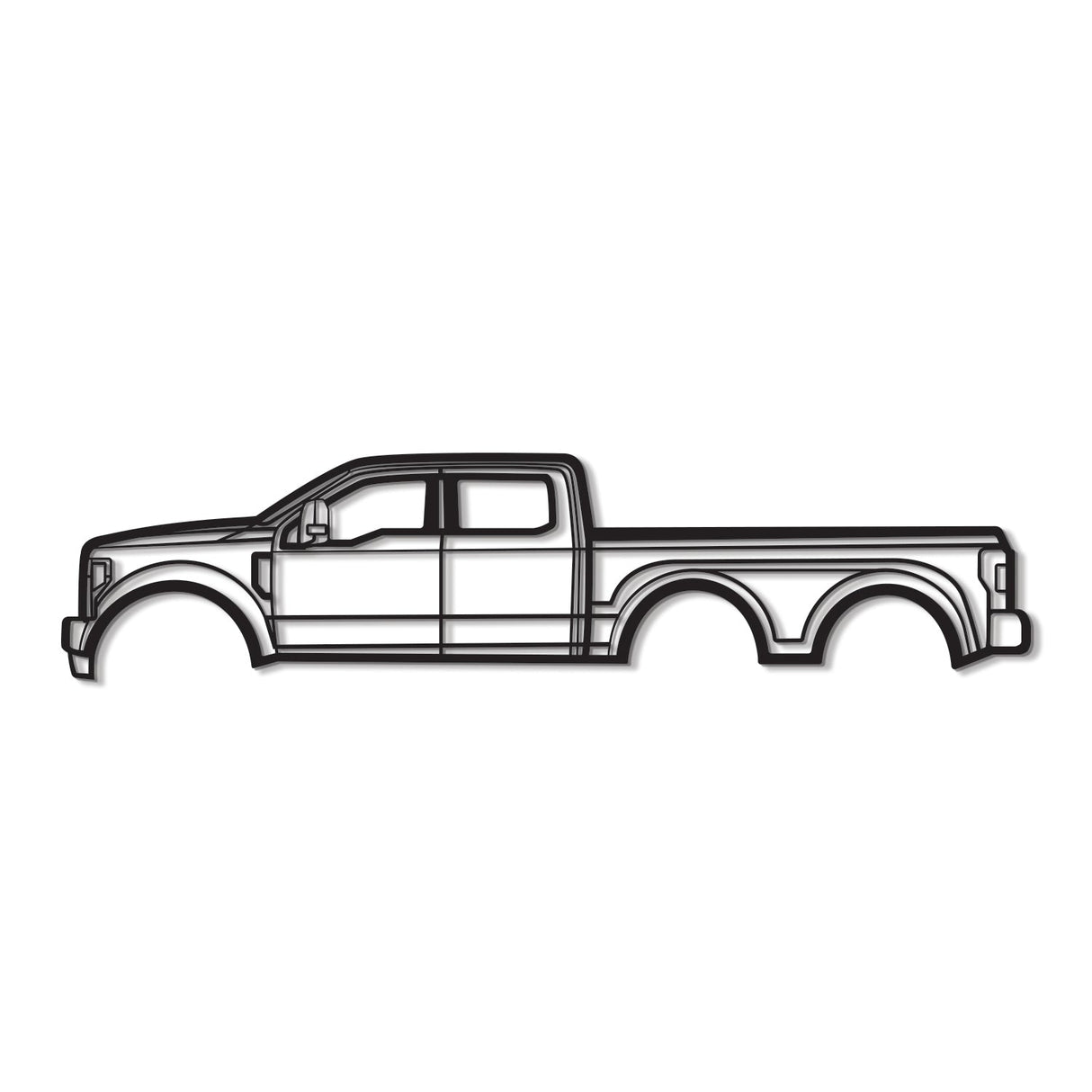 2017 F-550 6x6 Metal Car Wall Art - NC0594