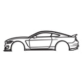 2017 Mustang Shelby GT350 Metal Car Wall Art - NC0600