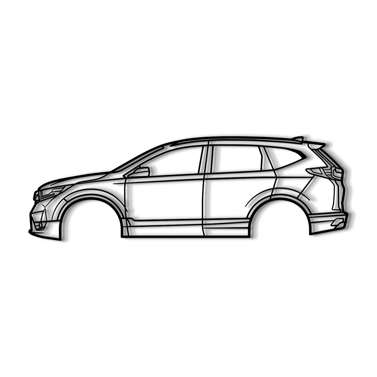 2017 CR-V 5th Gen Metal Car Wall Art - NC0586