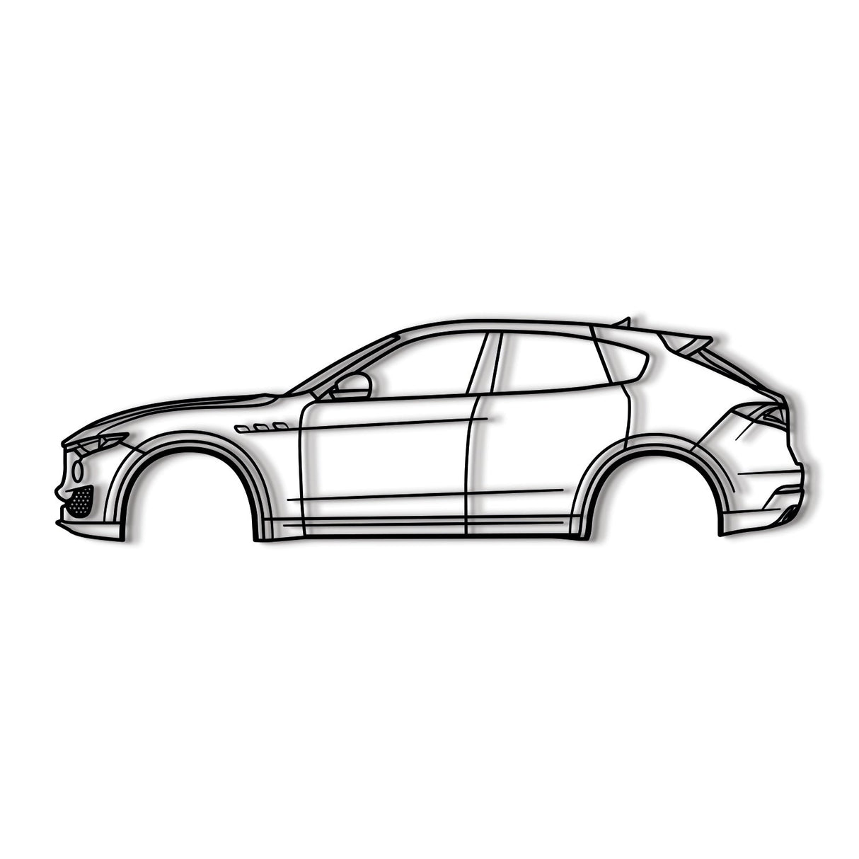 2017 Levante 1st Gen Metal Car Wall Art - NC0598