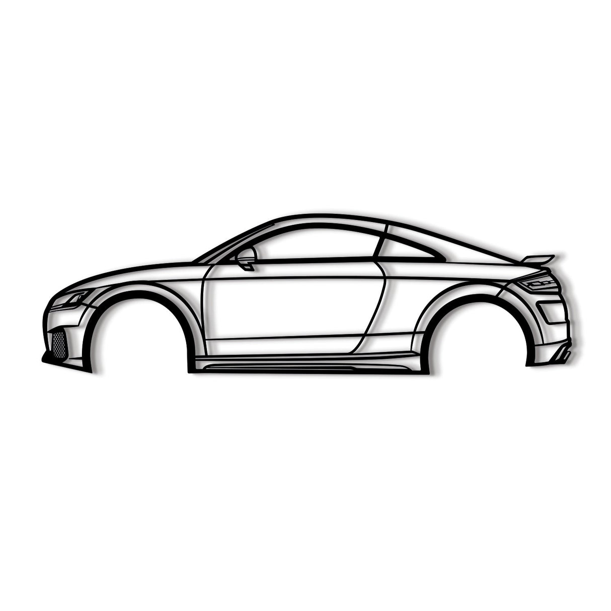 2018 TT RS Metal Car Wall Art - NC0634