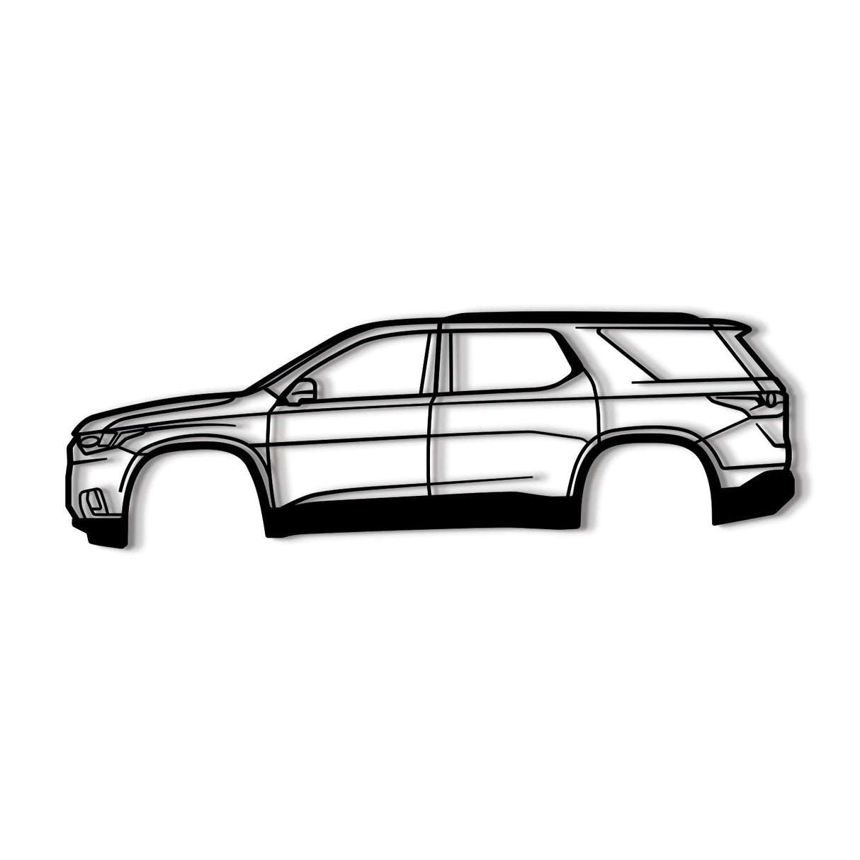 2018 Traverse 2nd Gen Metal Car Wall Art - NC0633