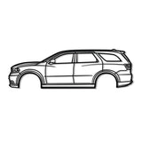 2018 Durango Metal Car Wall Art - NC0620