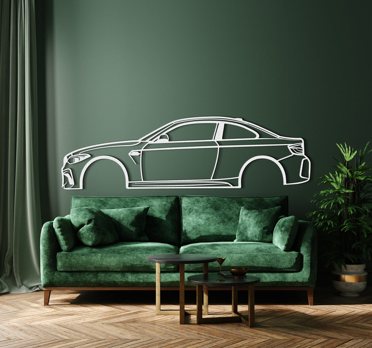 F87 M2 Metal Car Wall Art - NC0973