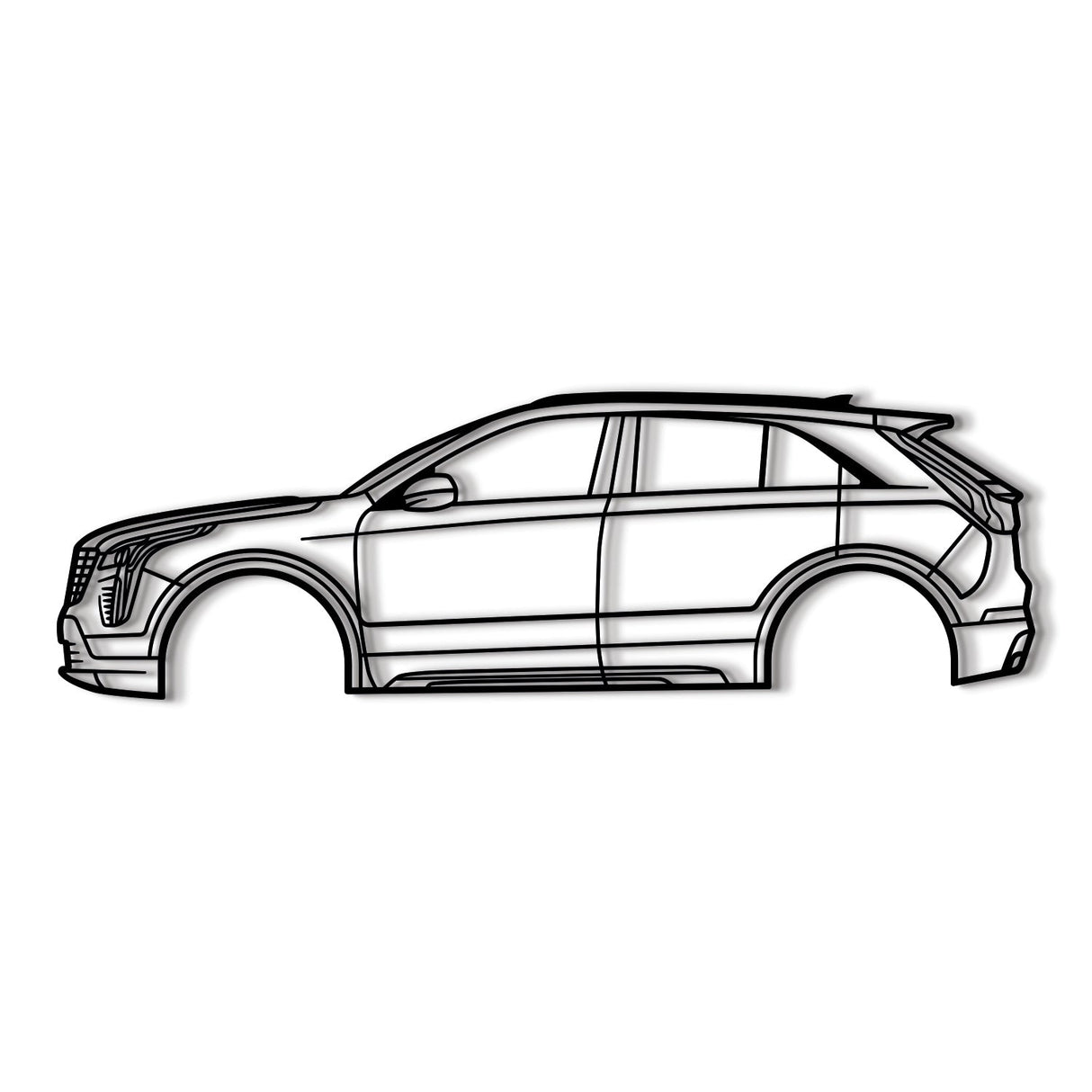 2019 XT4 1st Gen Metal Car Wall Art - NC0689