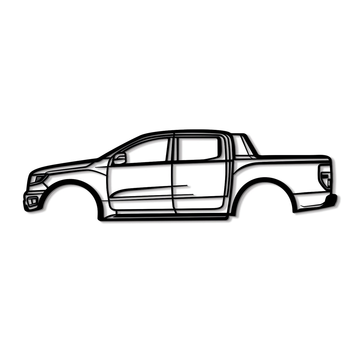 2019 F-150 Raptor Metal Car Wall Art - NC0659