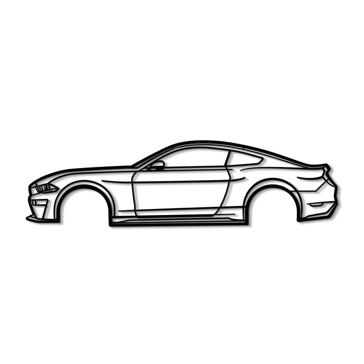 2019 Mustang Metal Car Wall Art - NC0668