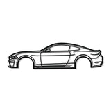 2019 Mustang Metal Car Wall Art - NC0668