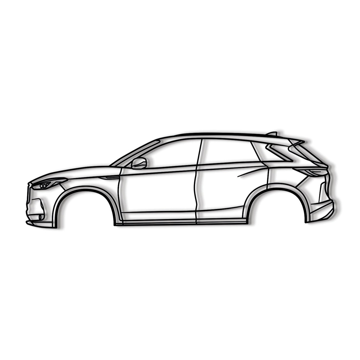 2019 QX50 2nd Gen (J55) Metal Car Wall Art - NC0675