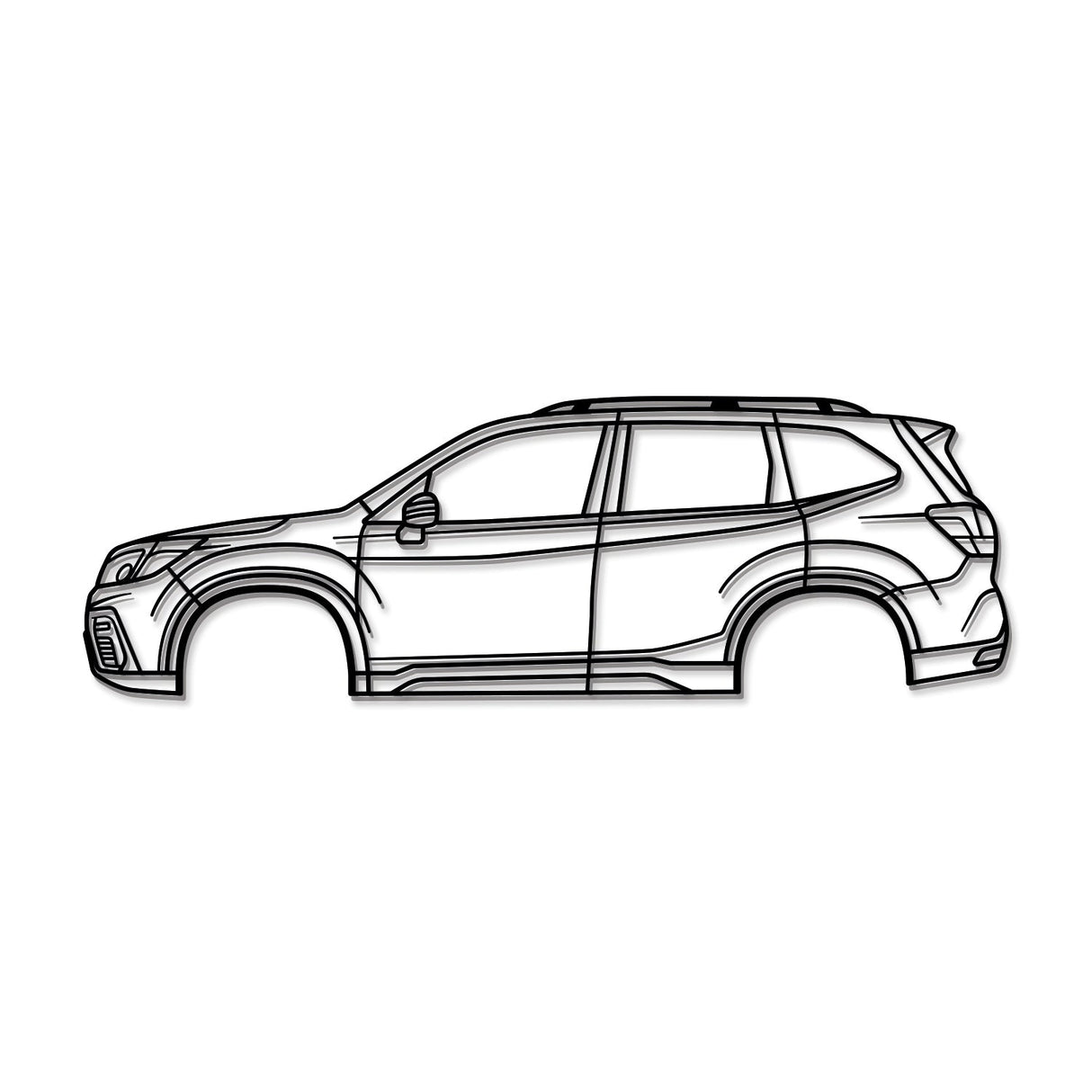 2019 Forester 5th Gen Metal Car Wall Art - NC0662