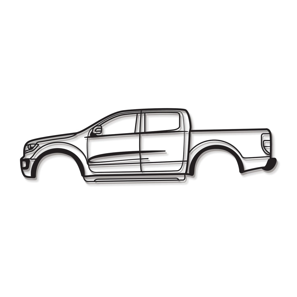 2019 Ranger 4th Gen Metal Car Wall Art - NC0677