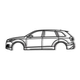 2020 SQ7 2nd Gen Metal Car Wall Art - NC0722