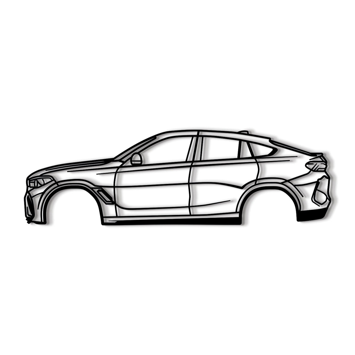 2020 X6 M F96 3rd Gen Metal Car Wall Art - NC0730