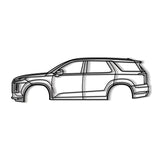 2020 Palisade 1st Gen (LX2) Metal Car Wall Art - NC0717