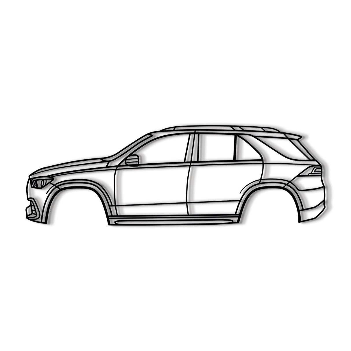 2020 GLE-Class SUV W167 (4th Gen) Metal Car Wall Art - NC0710