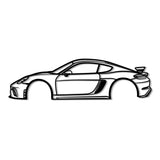 2020 Cayman 981 GT4 Metal Car Wall Art - NC0696