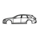 2021 A4 Avant S Line Metal Car Wall Art - NC0736