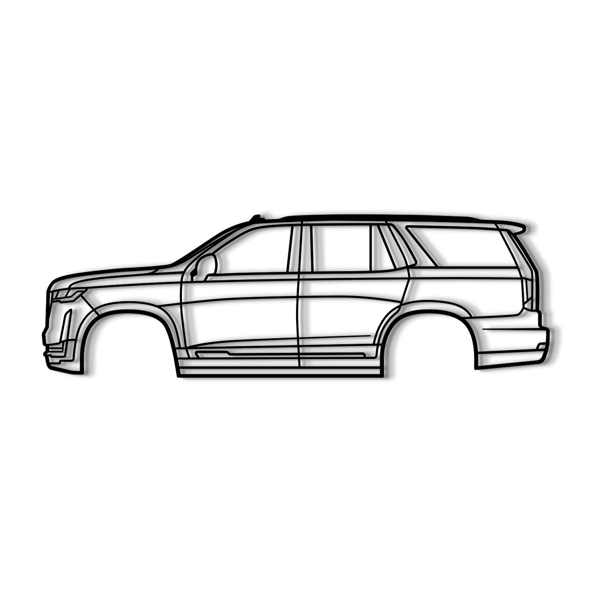 2021 Escalade 5th Gen Metal Car Wall Art - NC0746