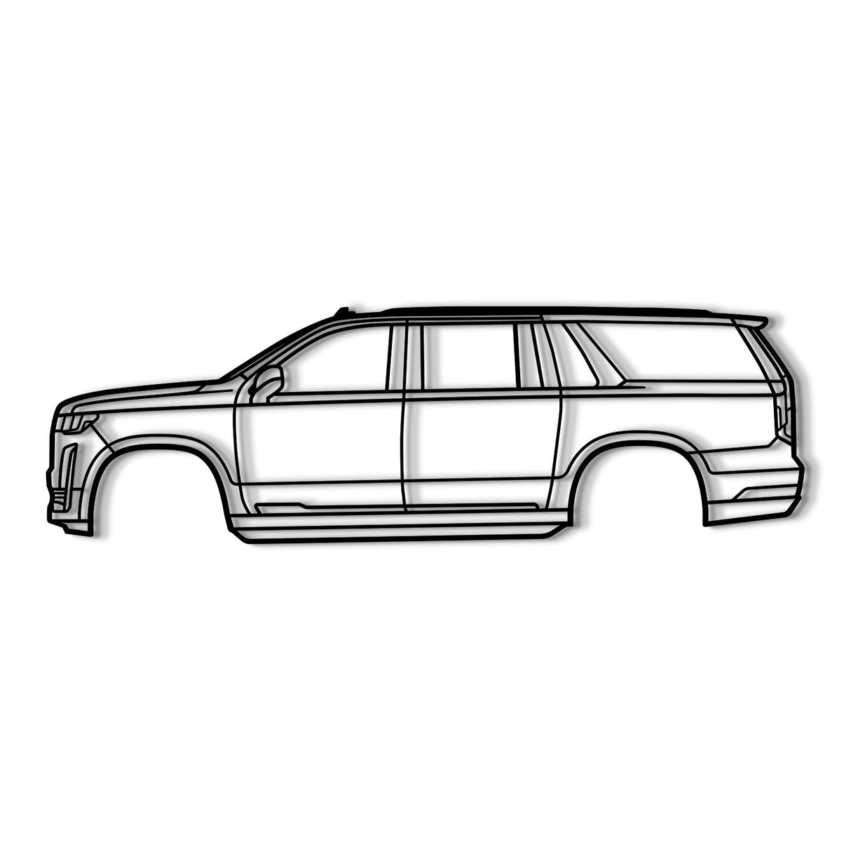 2021 Escalade ESV 5th Gen Metal Car Wall Art - NC0747