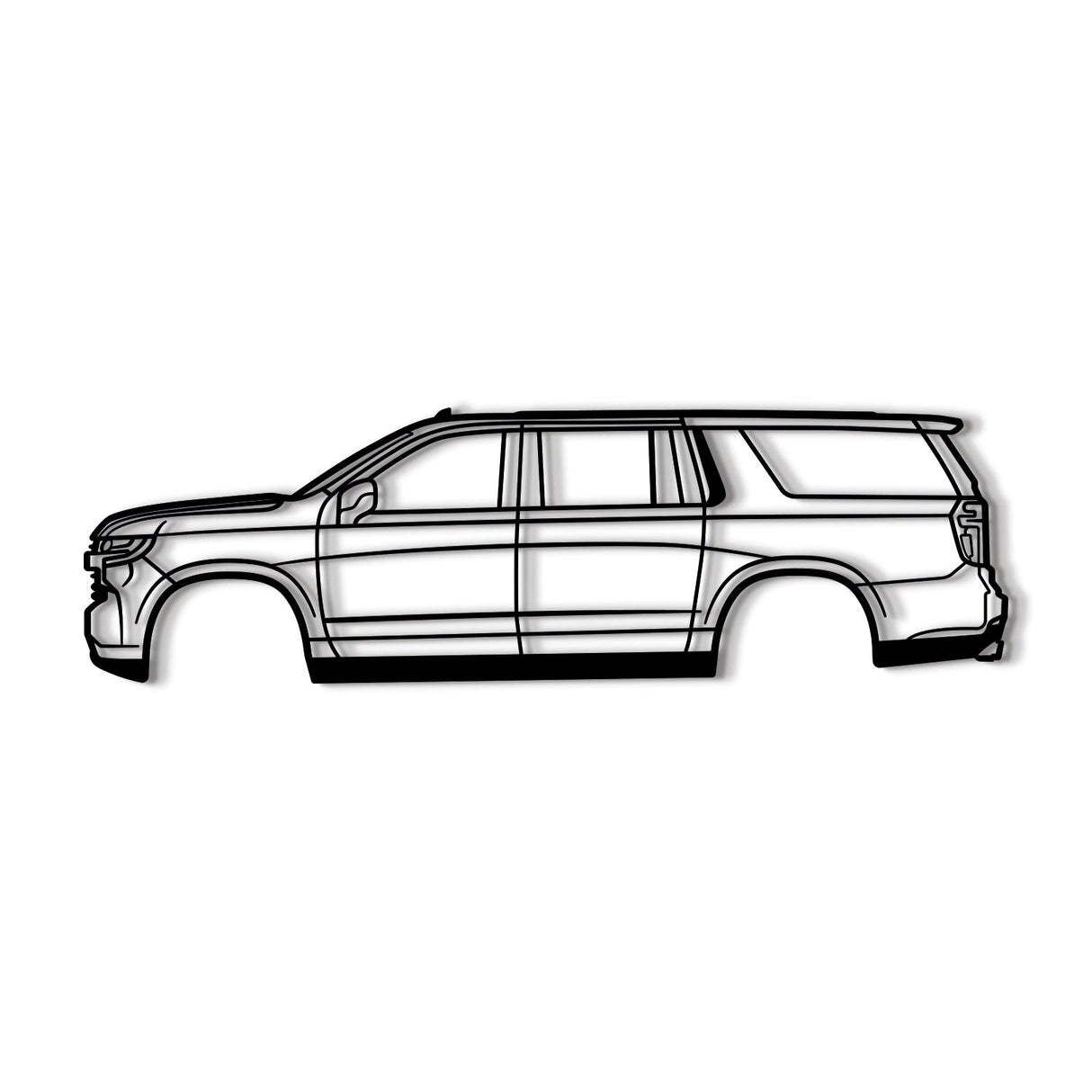 2021 Suburban 12th Gen Metal Car Wall Art - NC0766