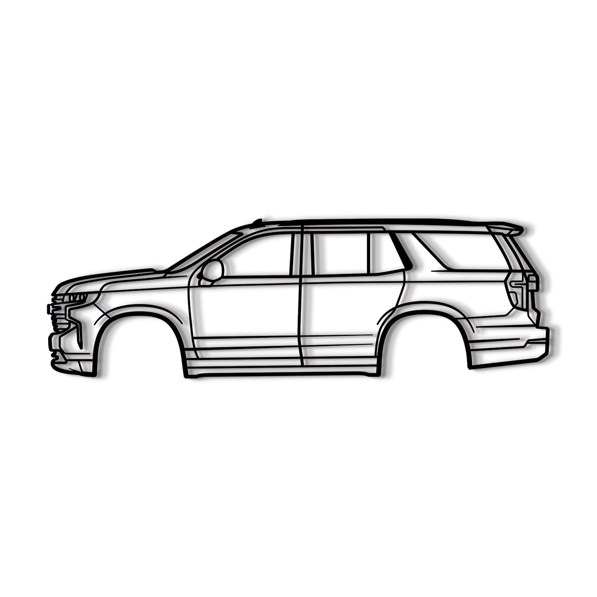 2021 Tahoe 5th Gen Metal Car Wall Art - NC0767