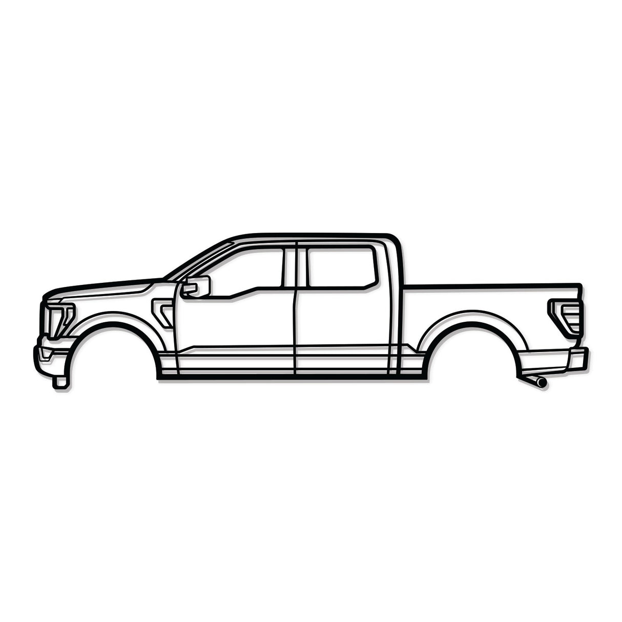 2021 F-150 14th Gen Metal Car Wall Art - NC0748