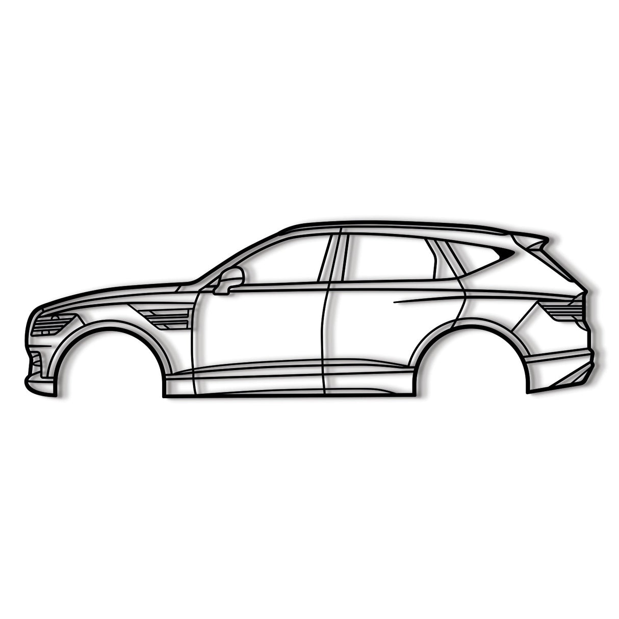 2021 GV80 1st Gen JX1 Metal Car Wall Art - NC0752