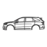 2021 Sorento 4th Gen Metal Car Wall Art - NC0764