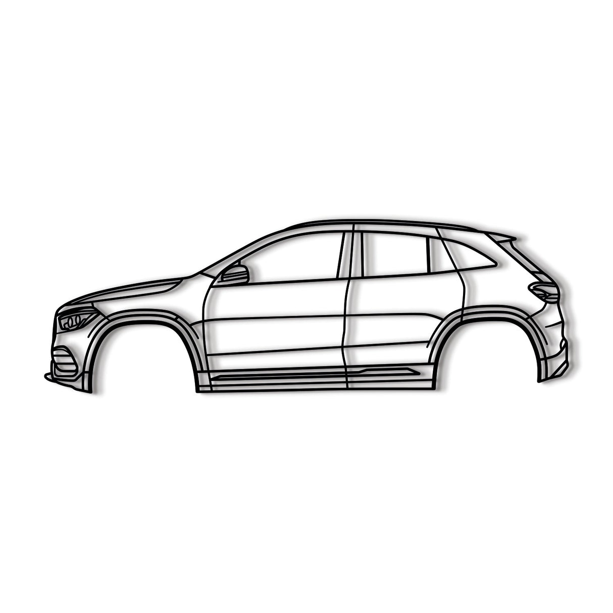 2021 AMG GLA 35 H247 (2nd Gen) Metal Car Wall Art - NC0738