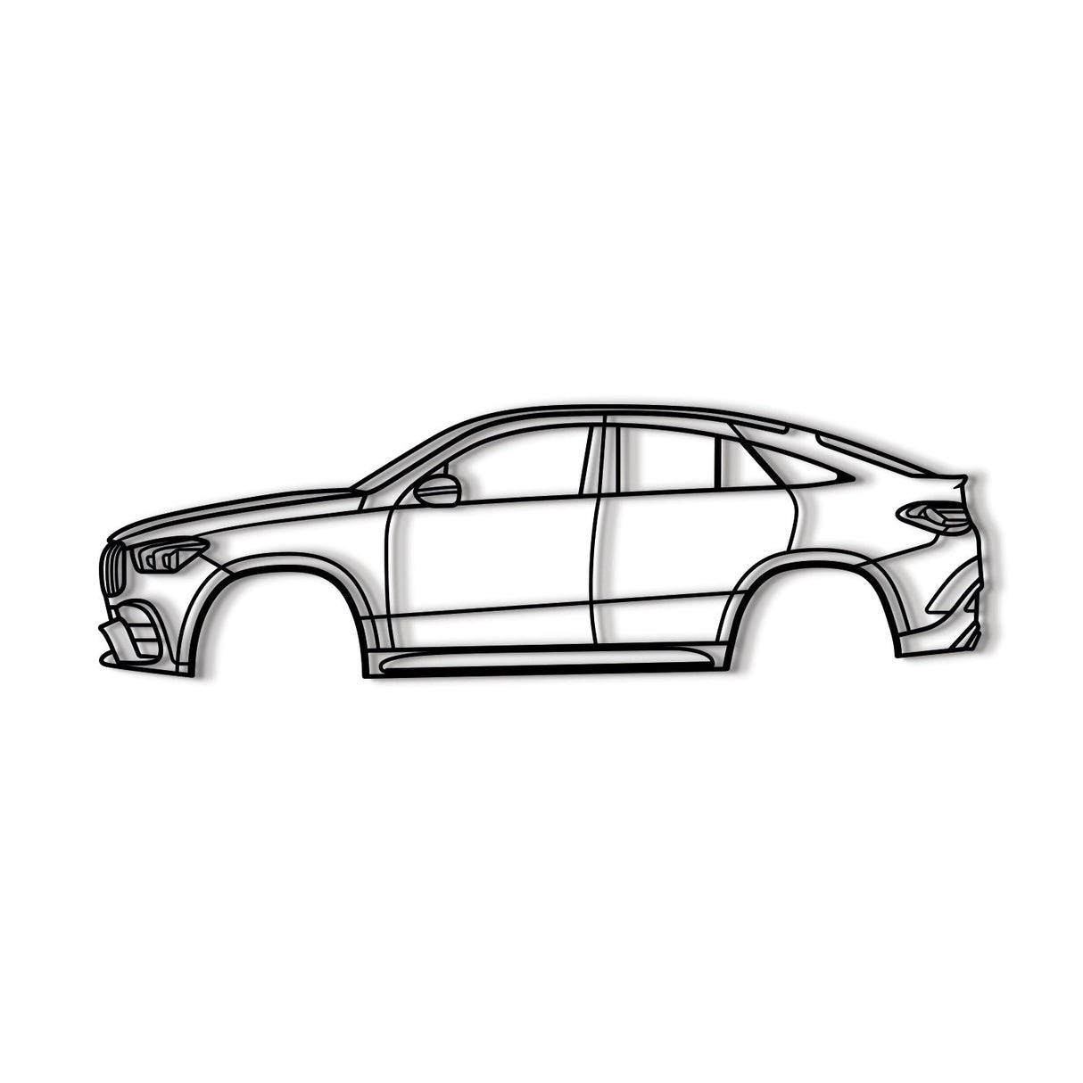 2021 AMG GLE 63 Coupe C167 (4th Gen) Metal Car Wall Art - NC0741