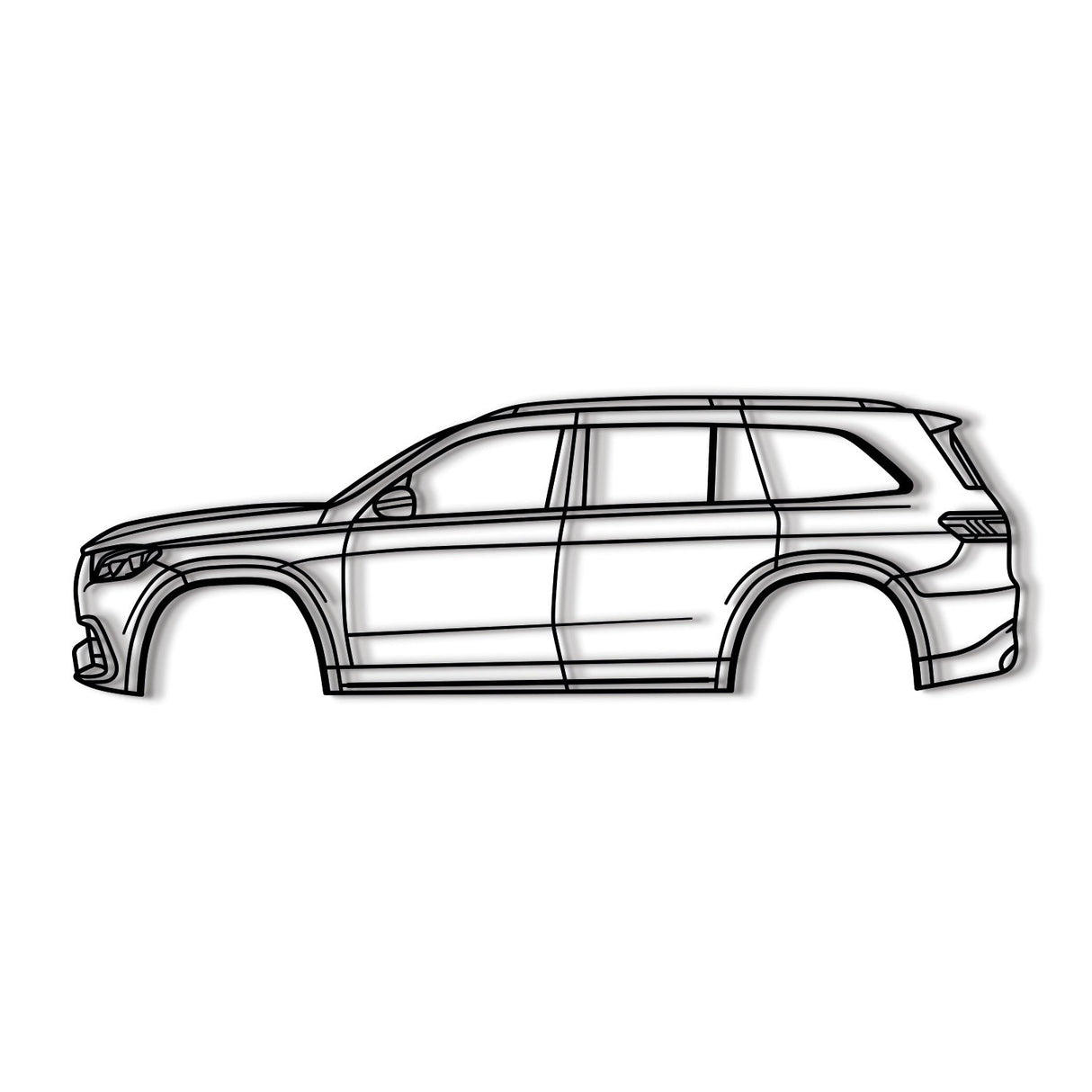 2021 AMG GLS 63 X167 (3rd Gen) Metal Car Wall Art - NC0742