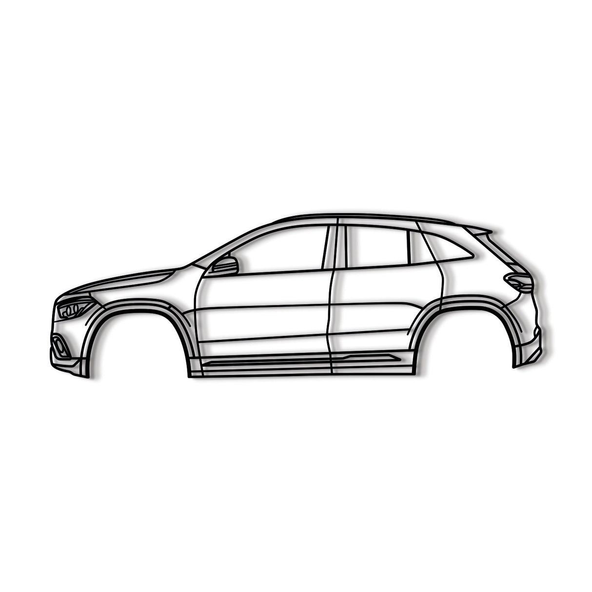 2021 GLA-Class SUV H247 (2nd Gen) Metal Car Wall Art - NC0750