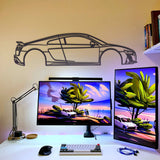 R8 Metal Car Wall Art - NC1071