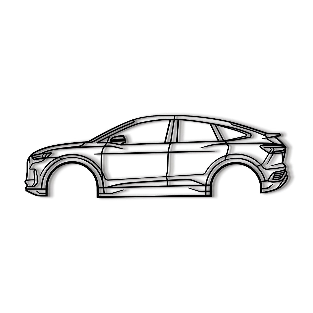 2022 Q4 Sportback e-tron 1st Gen Metal Car Wall Art - NC0806