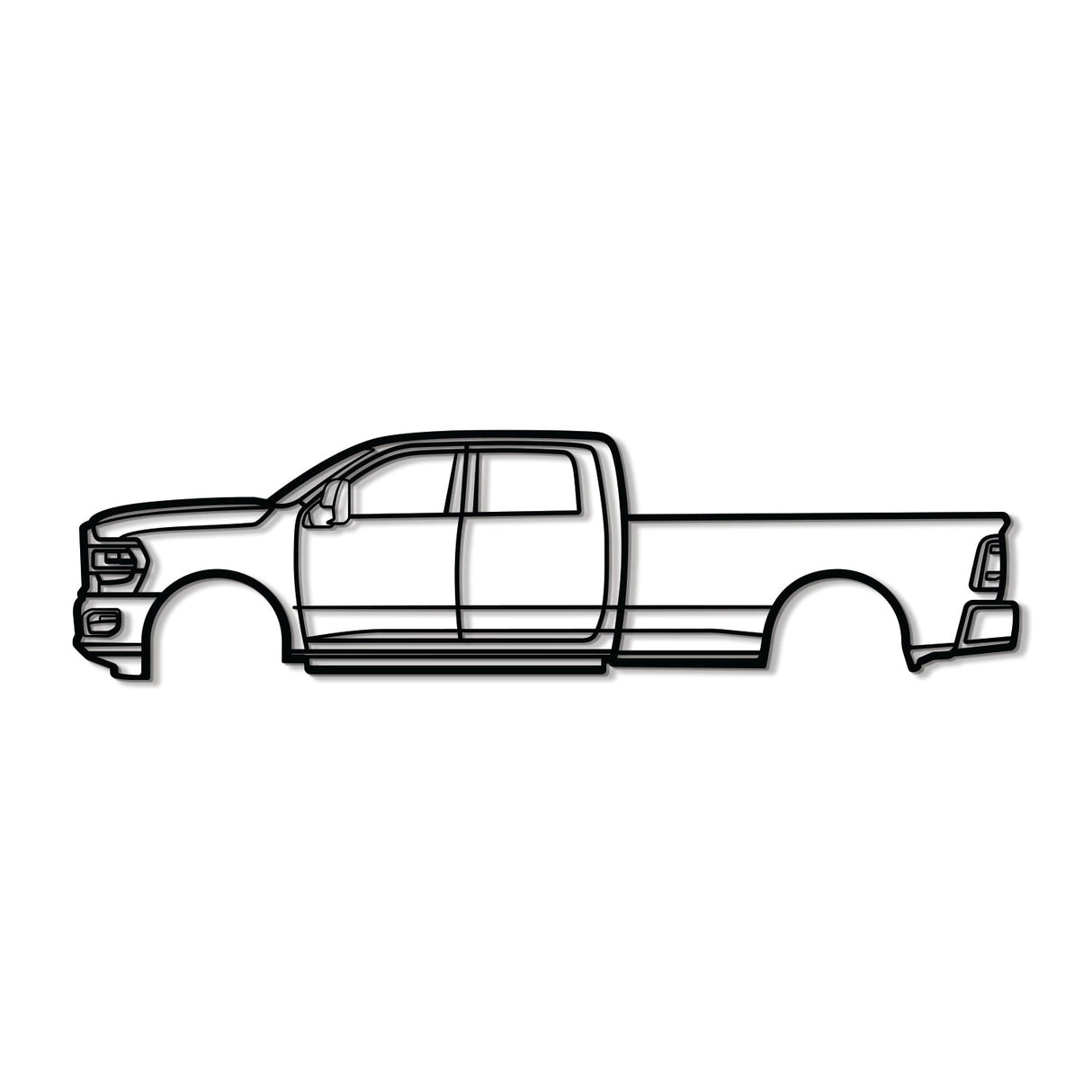 2022 RAM 3500 Metal Car Wall Art - NC0810