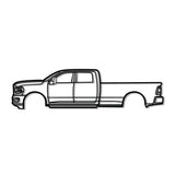 2022 RAM 3500 Metal Car Wall Art - NC0810