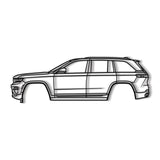 2022 Grand Cherokee WL (5th Gen) Metal Car Wall Art - NC0788