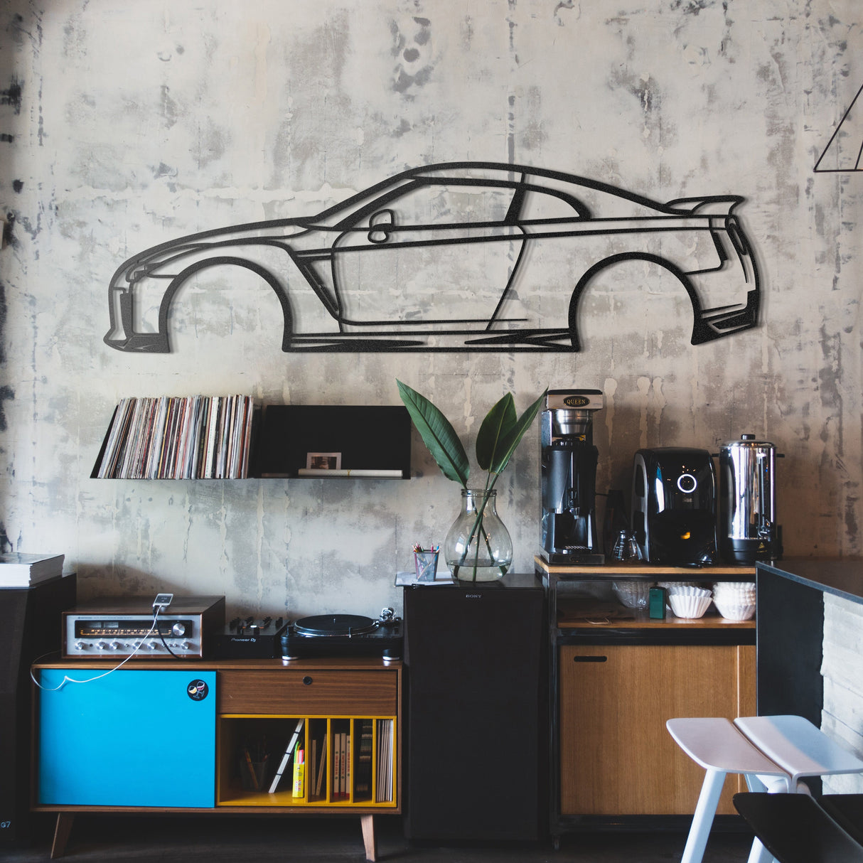 Nissan GTR R35 Metal Car Wall Art - NC1064